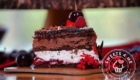 Chocolate Cherry Custom Cake Piece