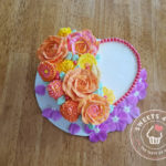 Flower Decoration Custom Cake