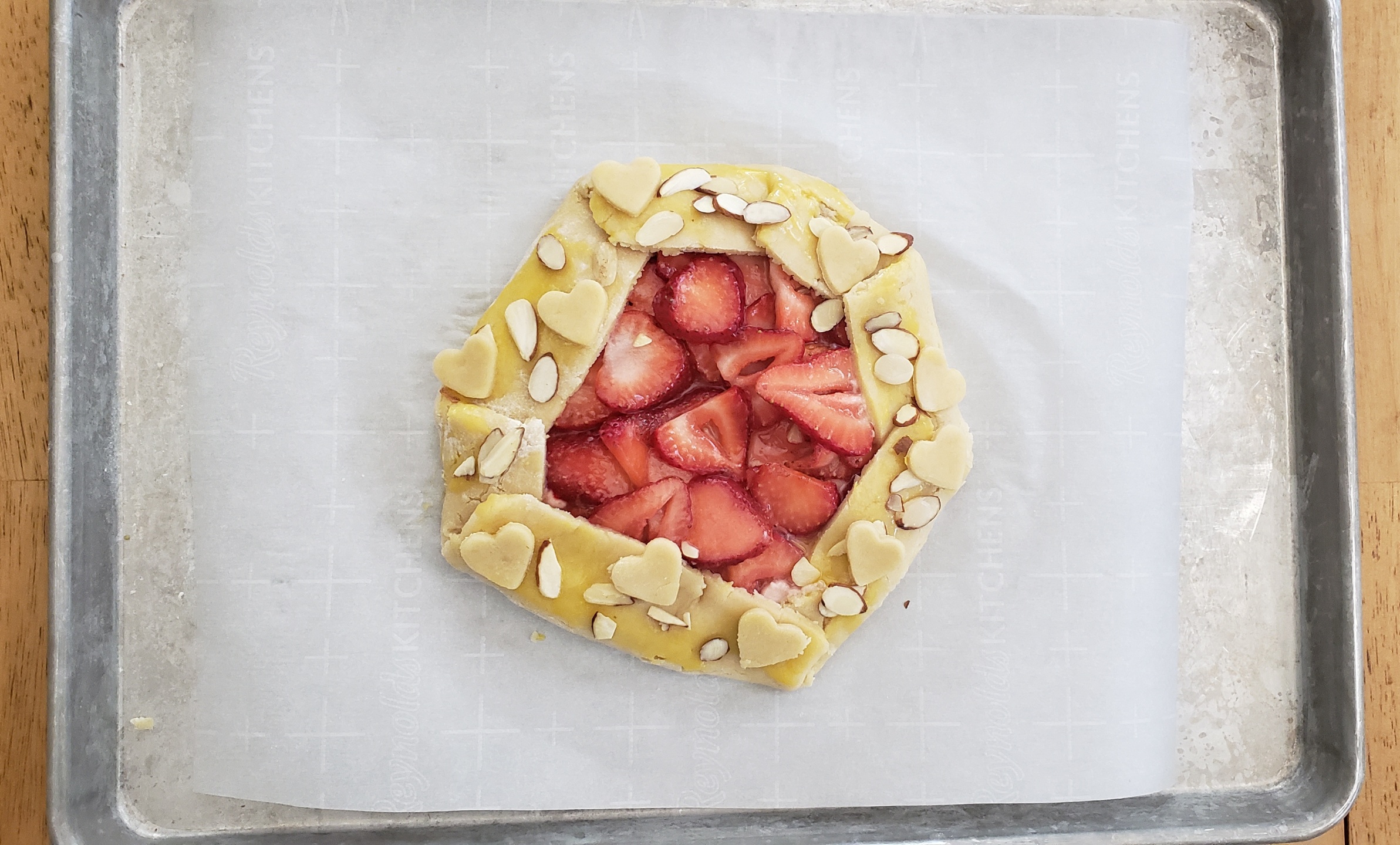 Strawberry Pie ready to be baked